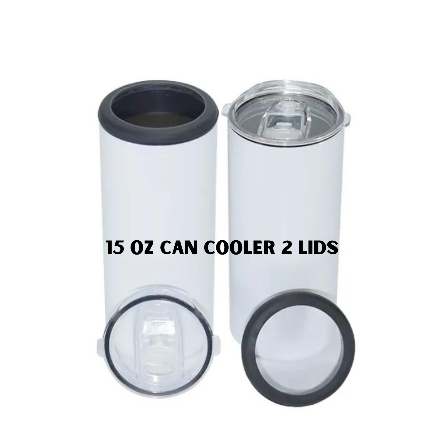 15 oz Skinny Can Kozzie 2 lids