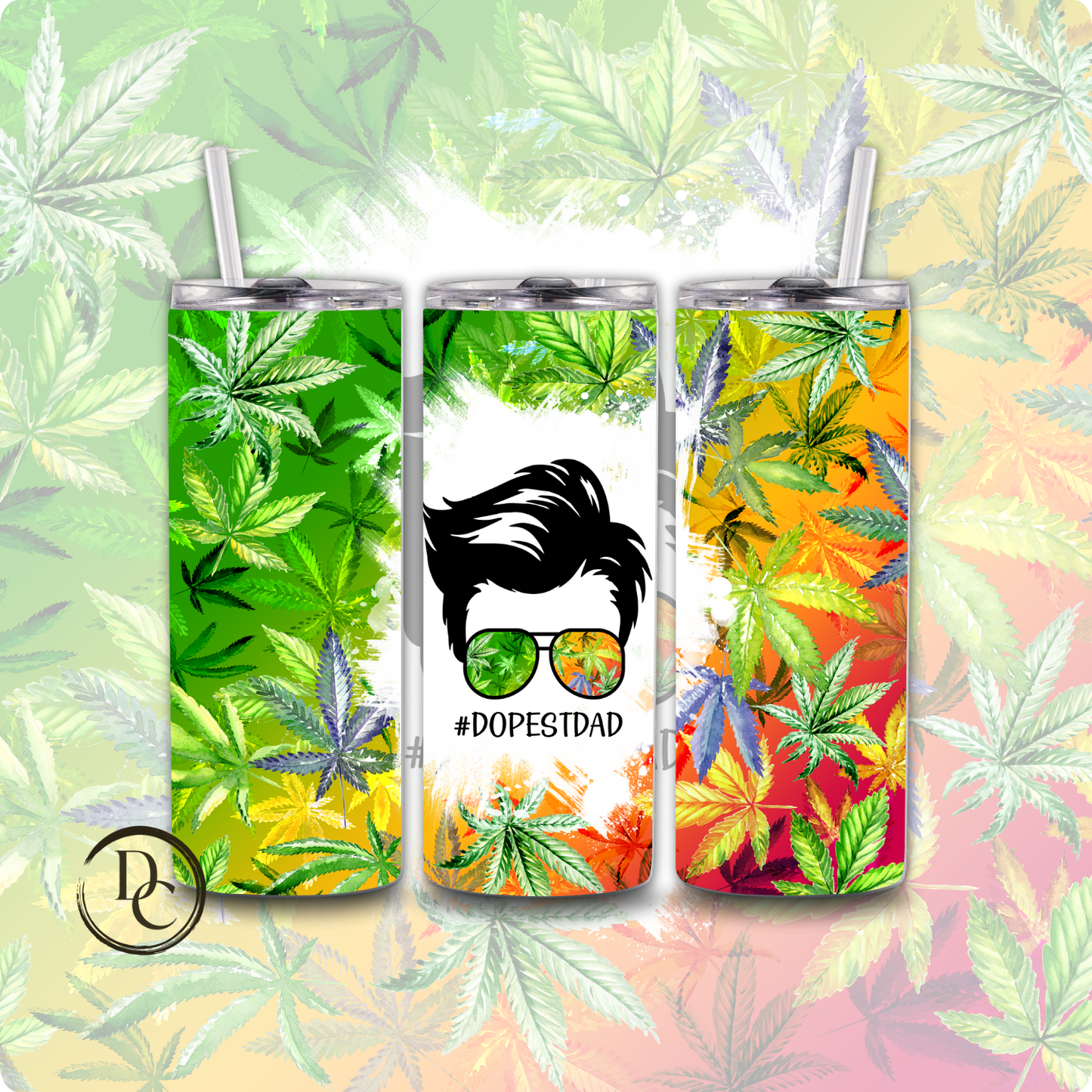 Alice CANNABIS/ Weed /420/20 oz Custom Sublimation Tumbler Stainless Steel 13