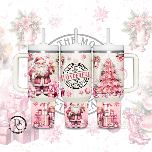 It's The Most Wonderful Time Of the year Christmas Holiday 30 oz & 40 Oz Custom Sublimation Tumbler Stainless Steel# 15