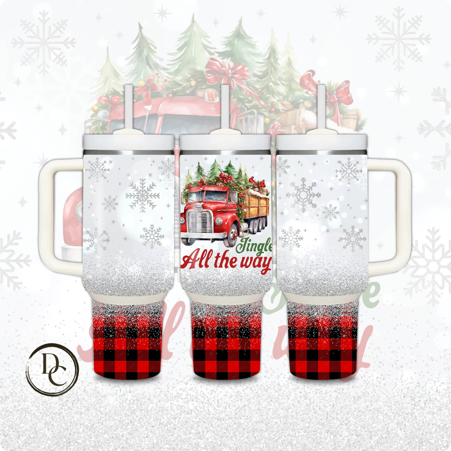 It's The Most Wonderful Time Of the year Christmas Holiday 30 oz & 40 Oz Custom Sublimation Tumbler Stainless Steel# 15