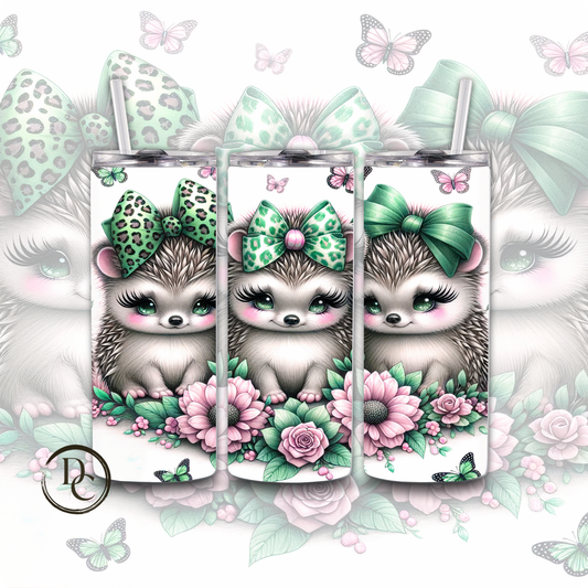 Cute Bow Animals 20 oz Custom Sublimation Tumbler Stainless Steel 10