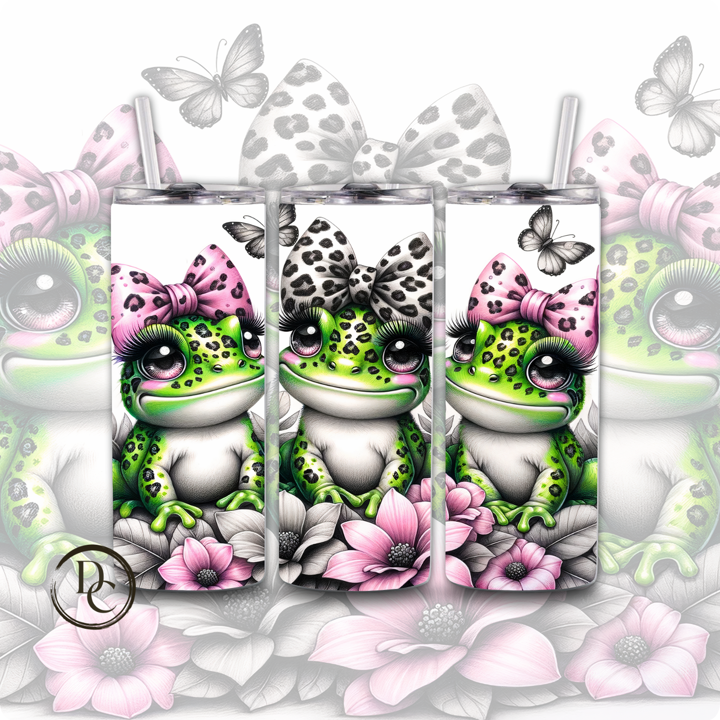 Goose Cute Bow Animals 20 oz Custom Sublimation Tumbler Stainless Steel 20