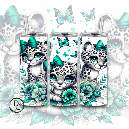 Cute Bow Animals 20 oz Custom Sublimation Tumbler Stainless Steel 4