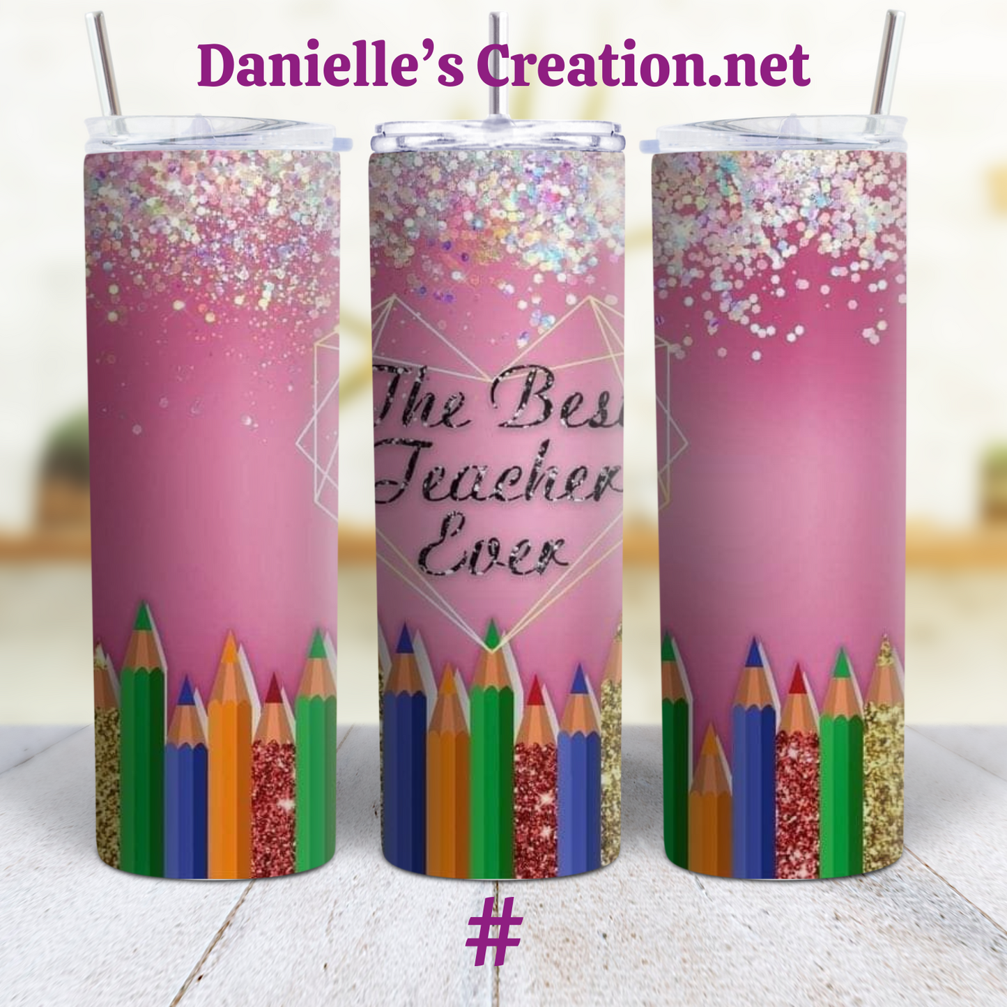 Teacher Life Teacher 20 oz Custom Sublimation Tumbler Stainless Steel 7