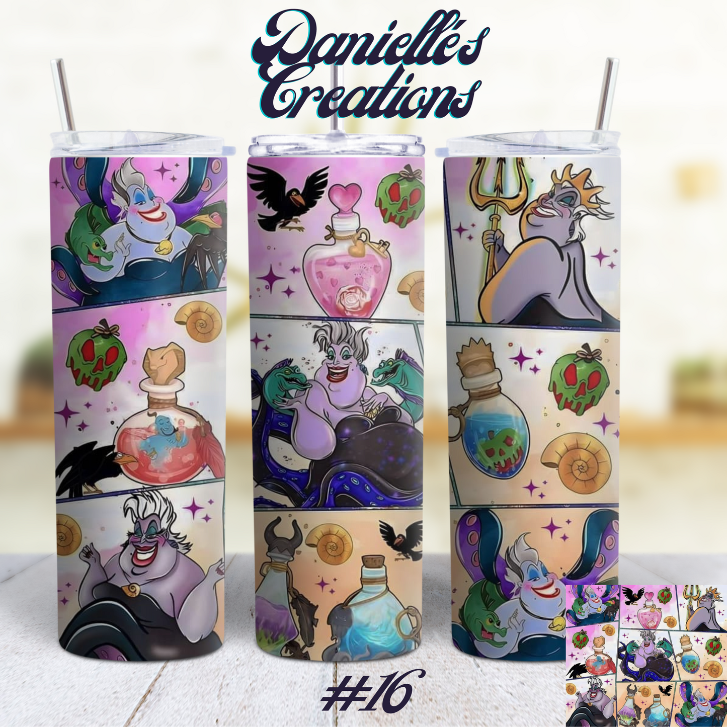 Hocus Pocus Halloween 20 oz Custom Sublimation Tumbler Stainless Steel 13