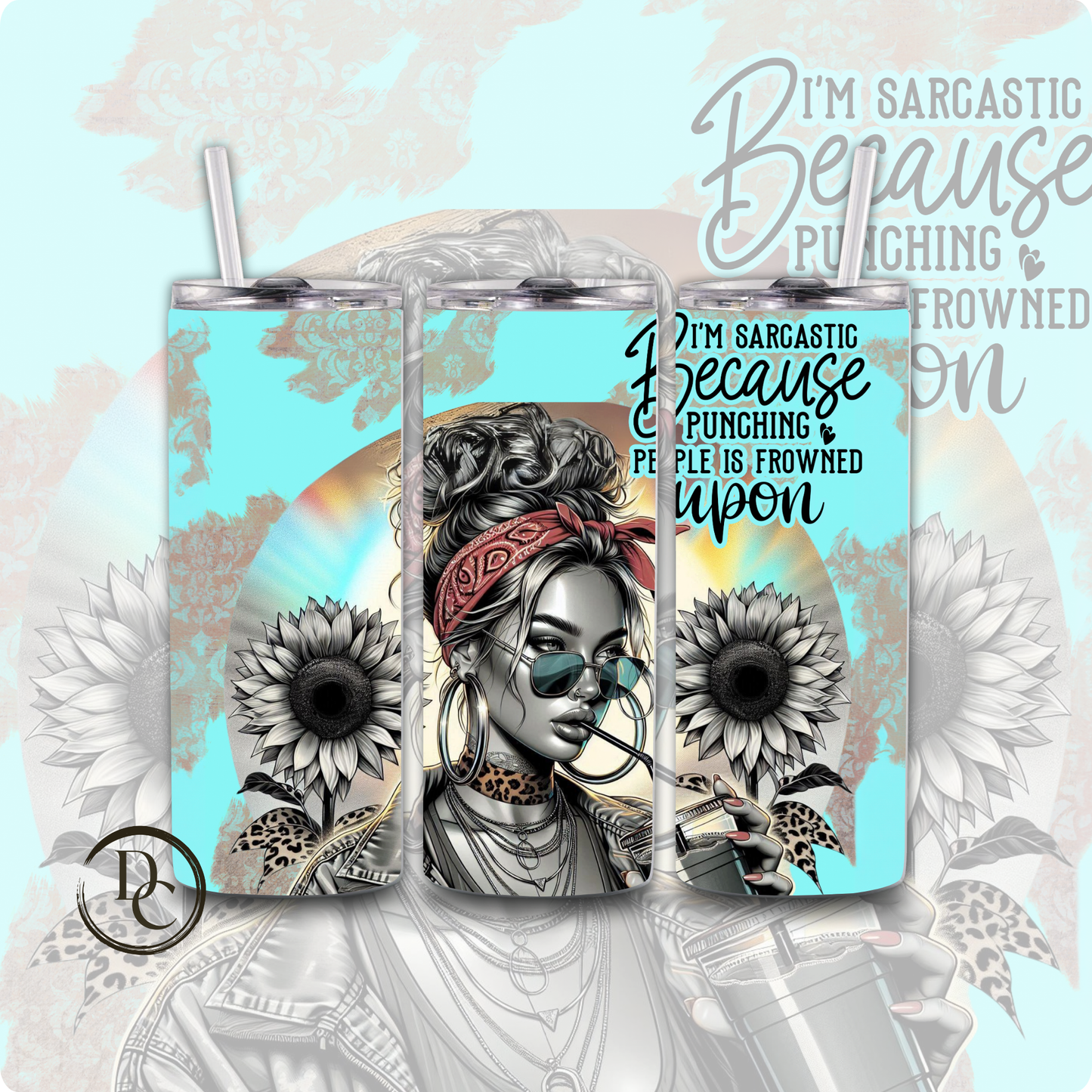 Autism Mom, Strong Proud #Austimmomlife 20 oz Custom Sublimation Tumbler Stainless Steel 1