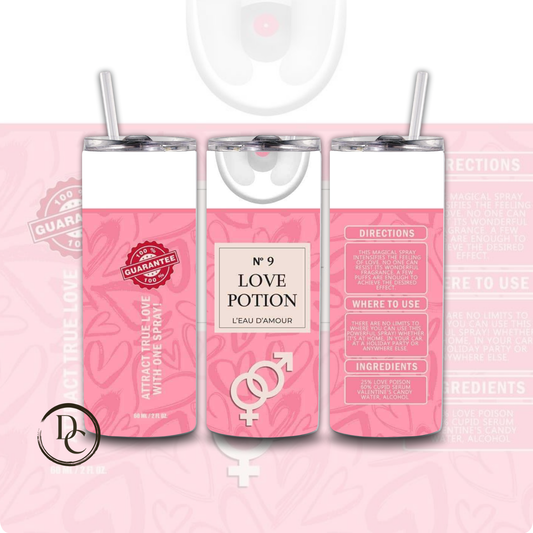 Love Postion Valentines 20 oz Custom Sublimation Tumbler Stainless Steel 4