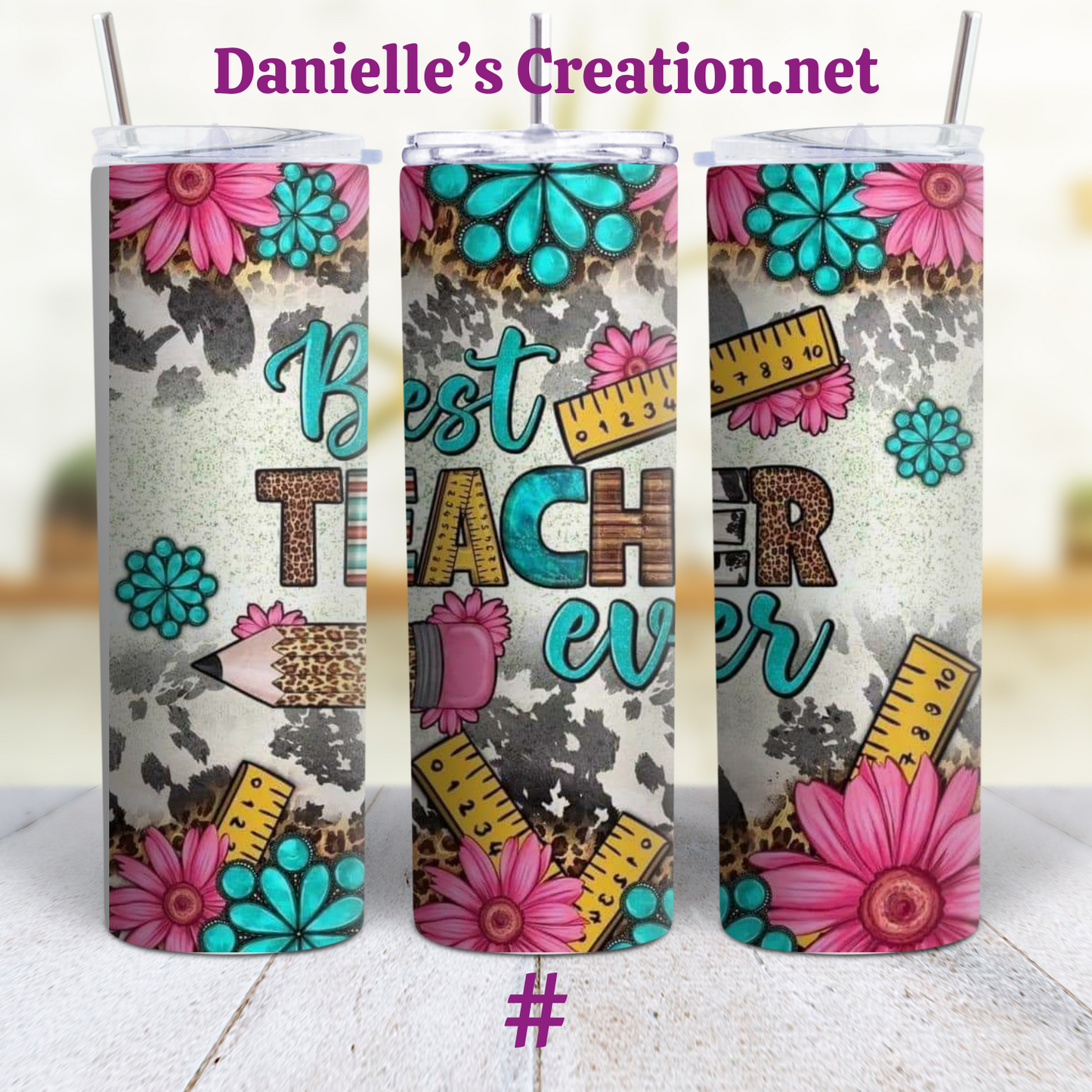 Teacher Life Teacher 20 oz Custom Sublimation Tumbler Stainless Steel 30