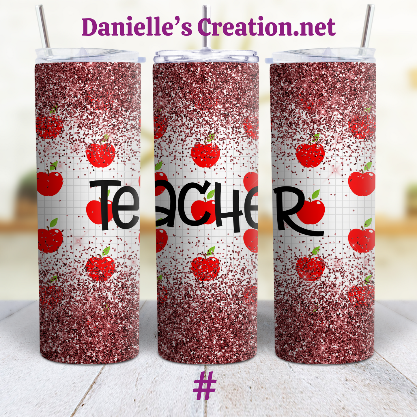 Teacher Life Teacher 20 oz Custom Sublimation Tumbler Stainless Steel 21