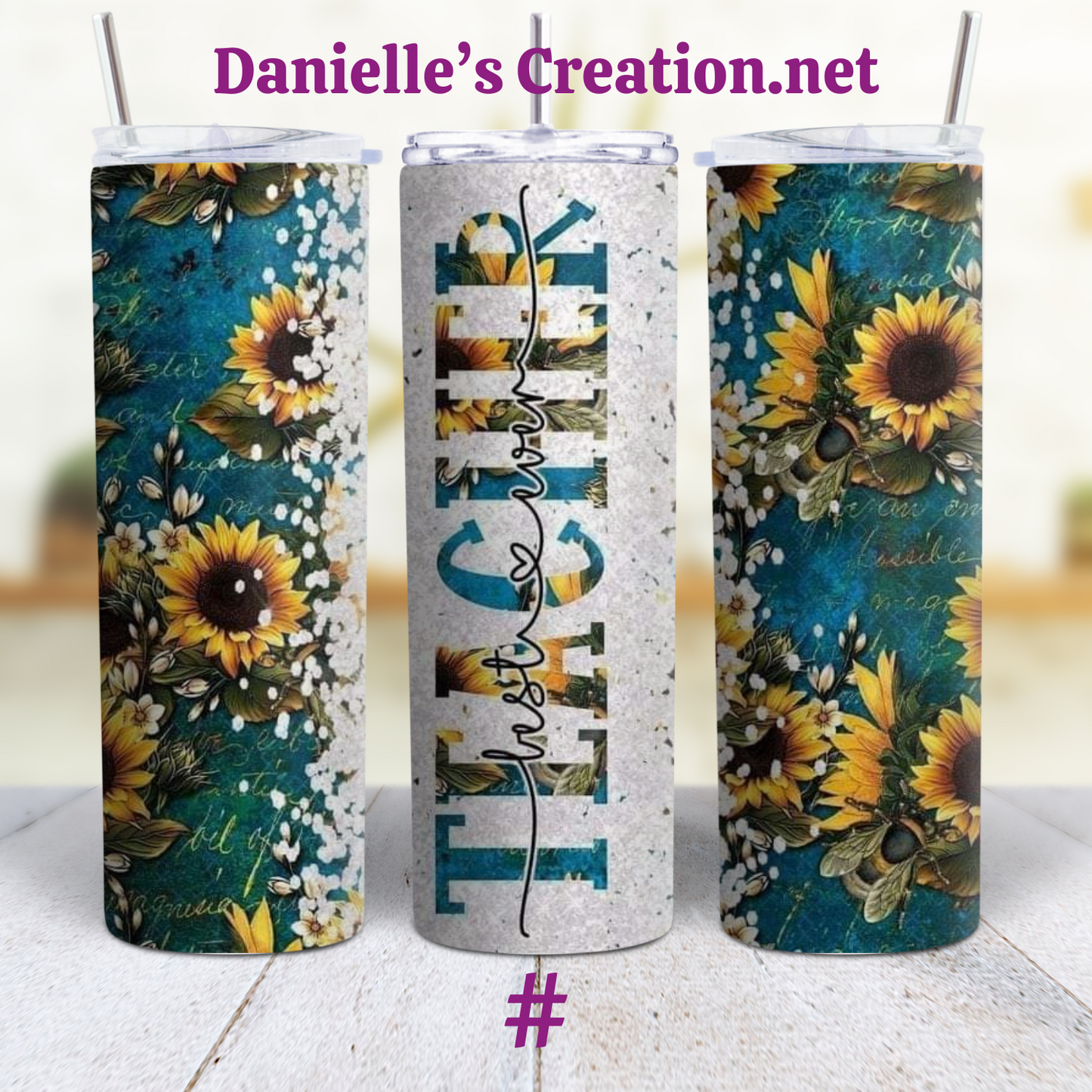 Teacher 20 oz Custom Sublimation Tumbler Stainless Steel