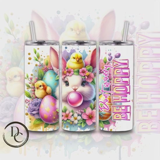 Easter Bunny 20 Oz Custom Sublimation Tumbler Stainless Steel Insulated